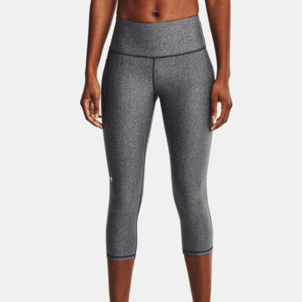 NWT Under Armour HeatGreat No-Slip Waistband Capris